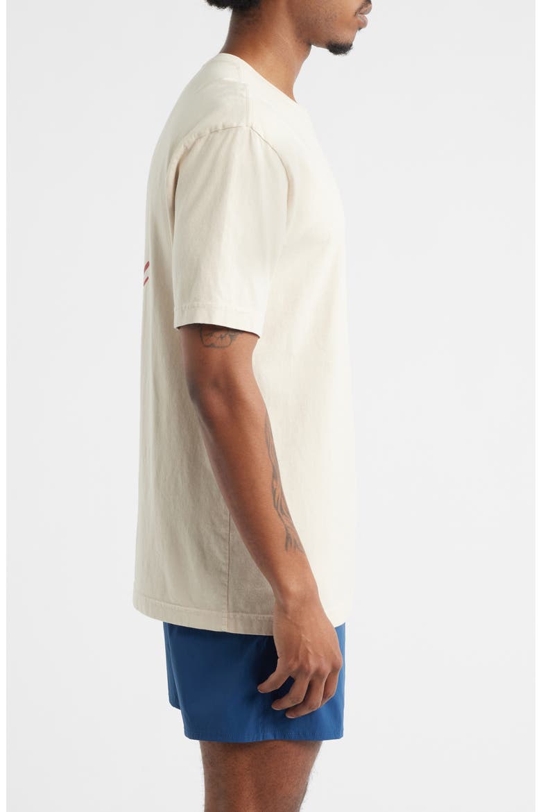 Honolulu Star Graphic Print T-Shirt, Alternate, color, LIGHT KHAKI