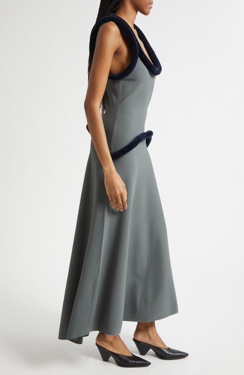 Diotima Basseterre High-Low Midi Tank Dress, Alternate, color, Stone