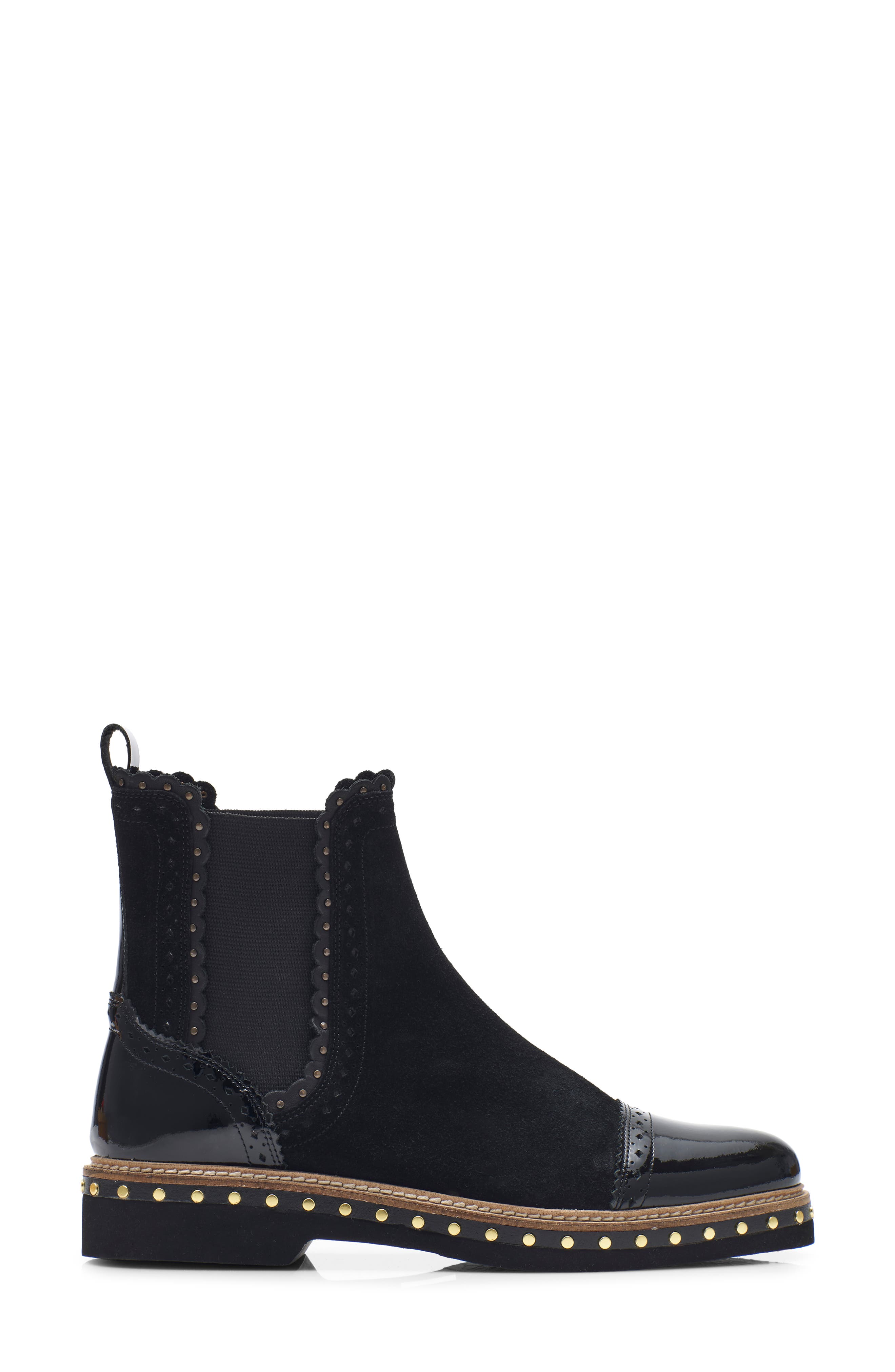 Free People Atlas Studded Chelsea Bootie, Alternate, color, 