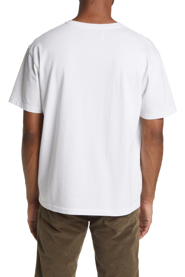 Monogram Cotton Graphic Tee, Alternate, color, BLANC