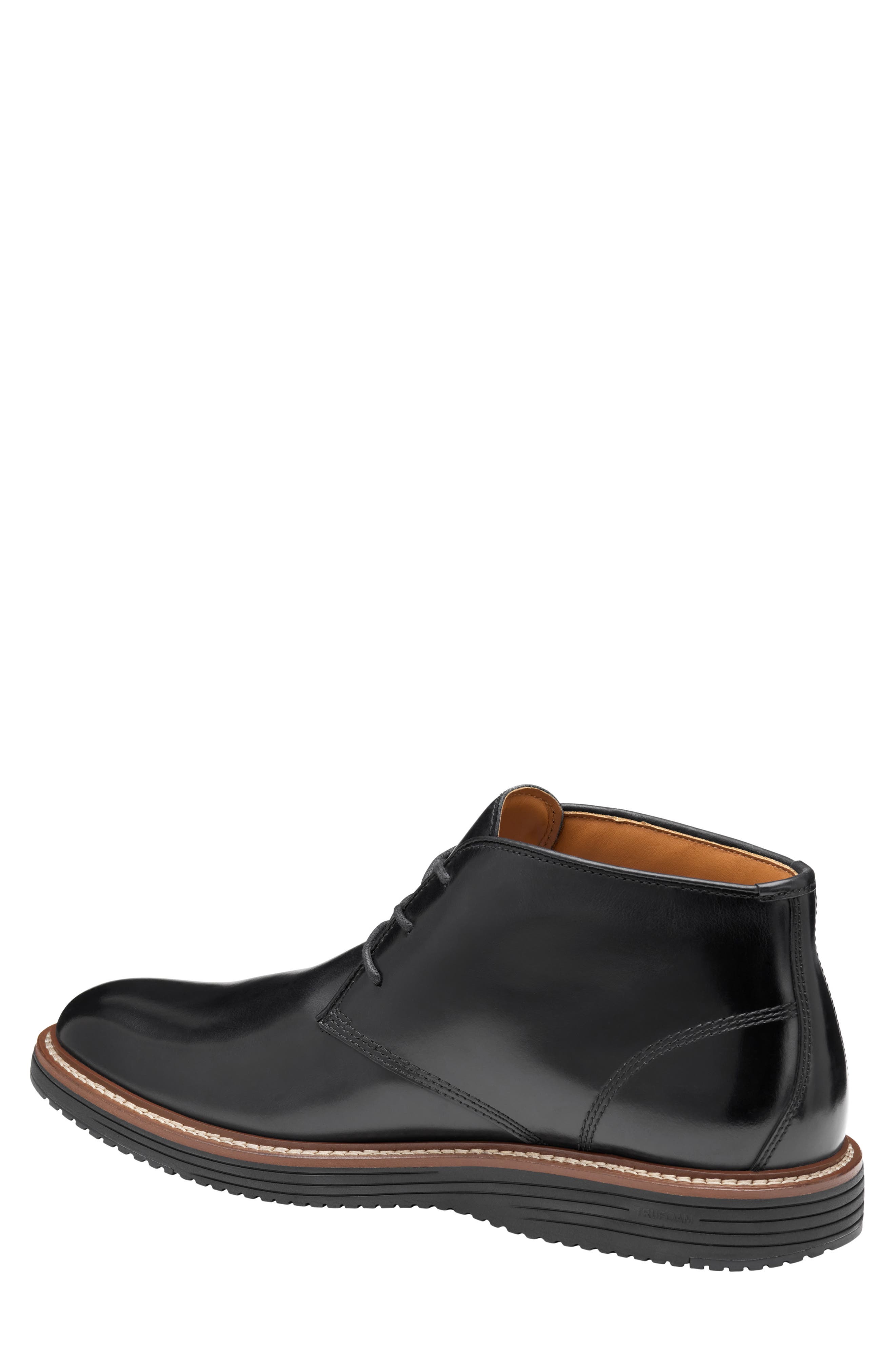 Johnston & Murphy Upton Chukka, Alternate, color, Black Full Grain
