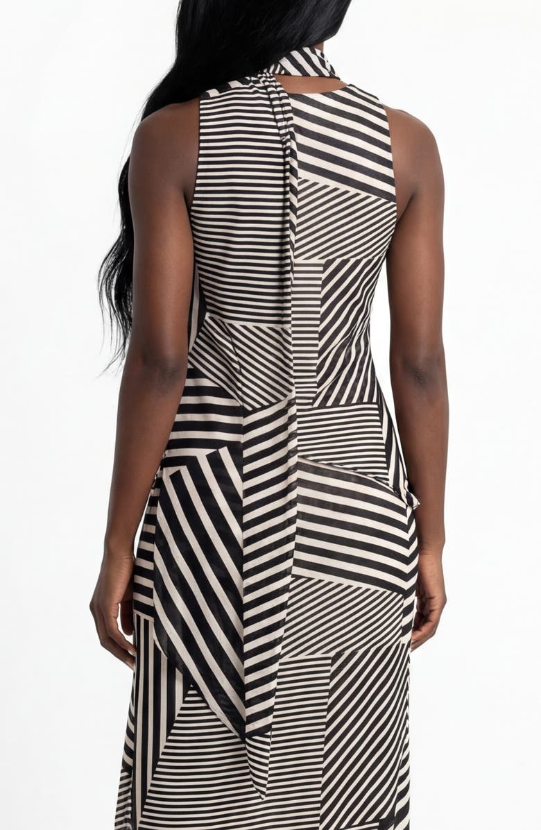 BY DESIGN Martini Scarf Top, Alternate, color, Patch Stripe