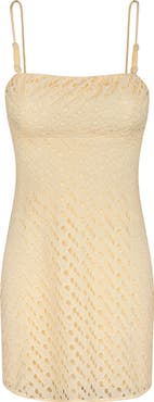 ViX Paula Hermanny Venice Cotton Cover-Up Mini Sundress