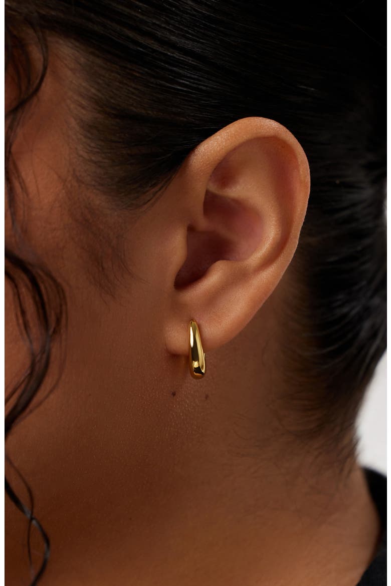 Amaya Hoop Earrings, Alternate, color, GOLD
