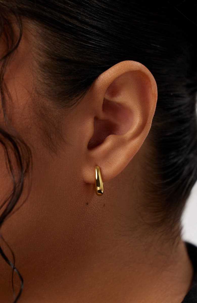 Ana Luisa Amaya Hoop Earrings, Alternate, color, Gold