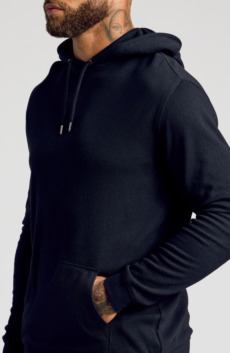 True Classic Waffle Pullover Hoodie, Alternate, color, 