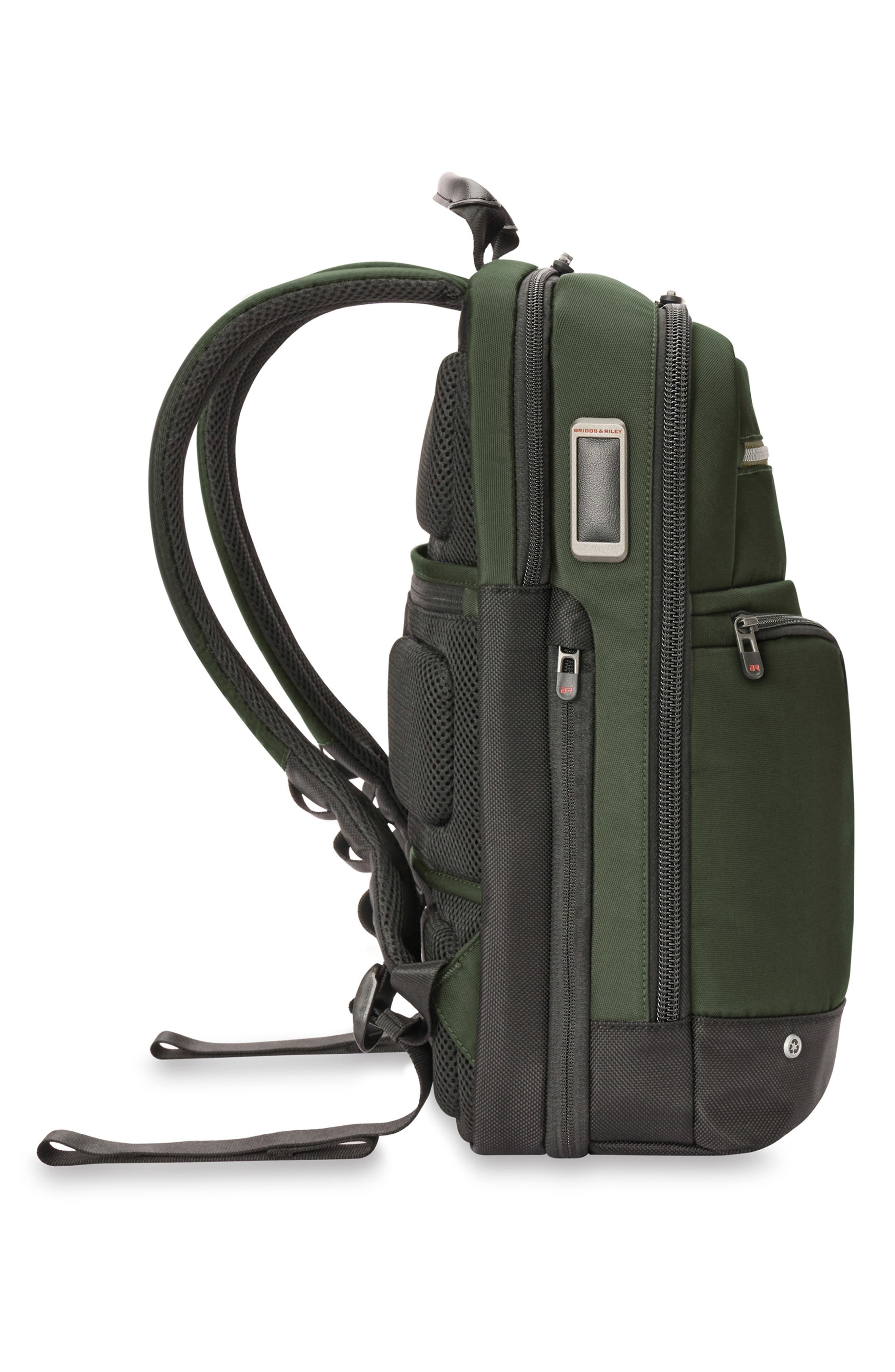 HTA Slim Expandable Backpack, Alternate, color, FOREST