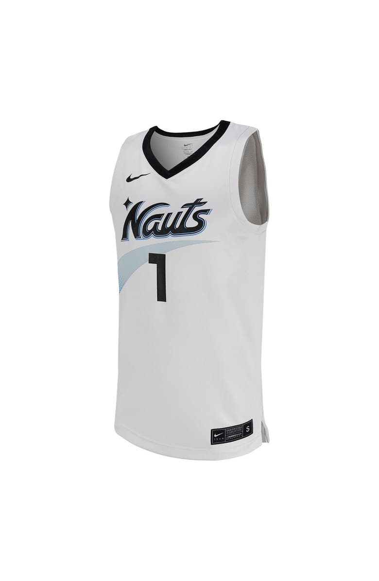 Nike Men's Nike #1 White UCF Knights Replica Basketball Jersey, Alternate, color, White