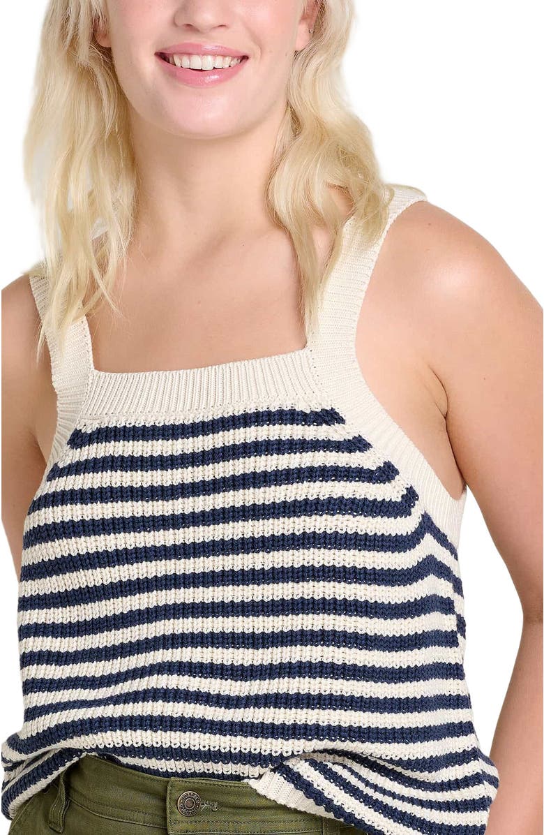 Toad & Co Bianca Tank, Alternate, color, True Navy Stripe