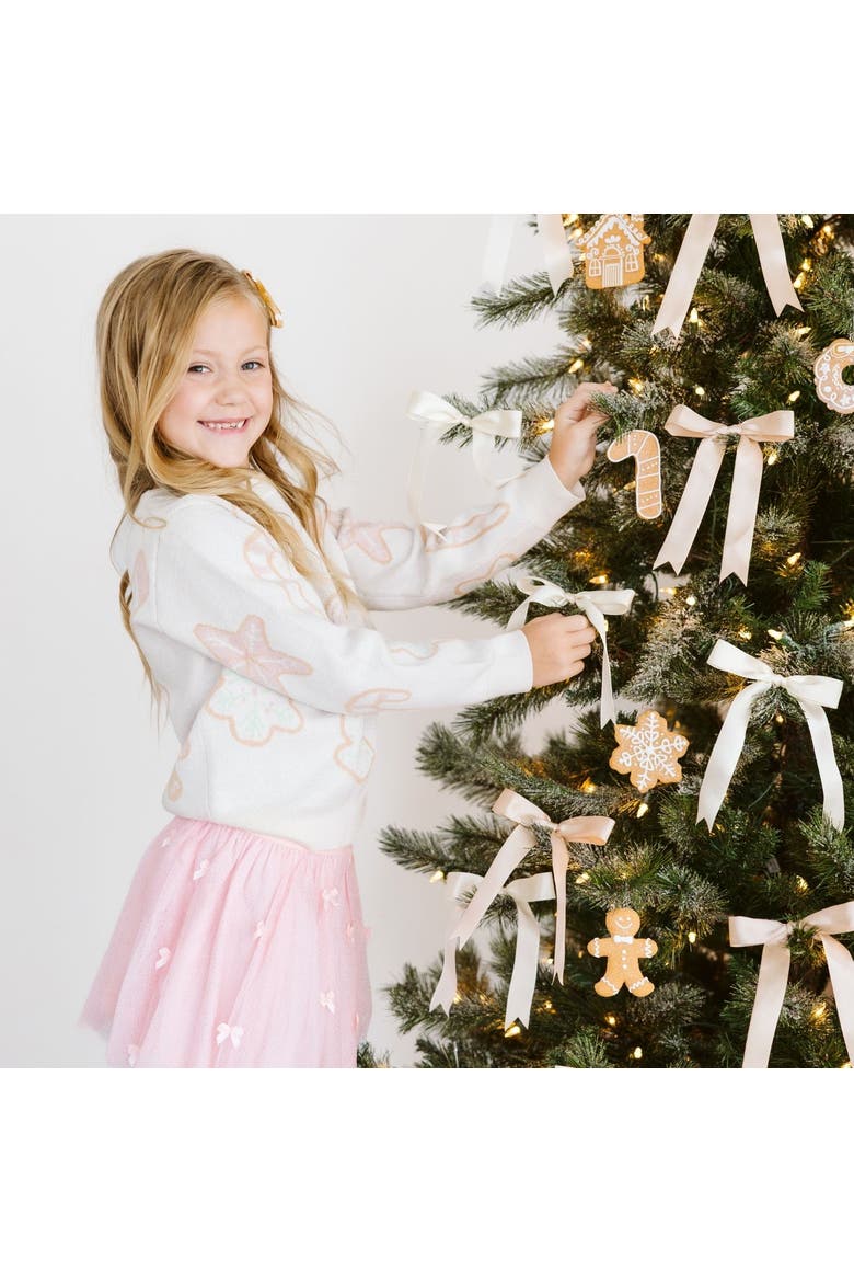Christmas Cookies Sweater, Alternate, color, Ivory