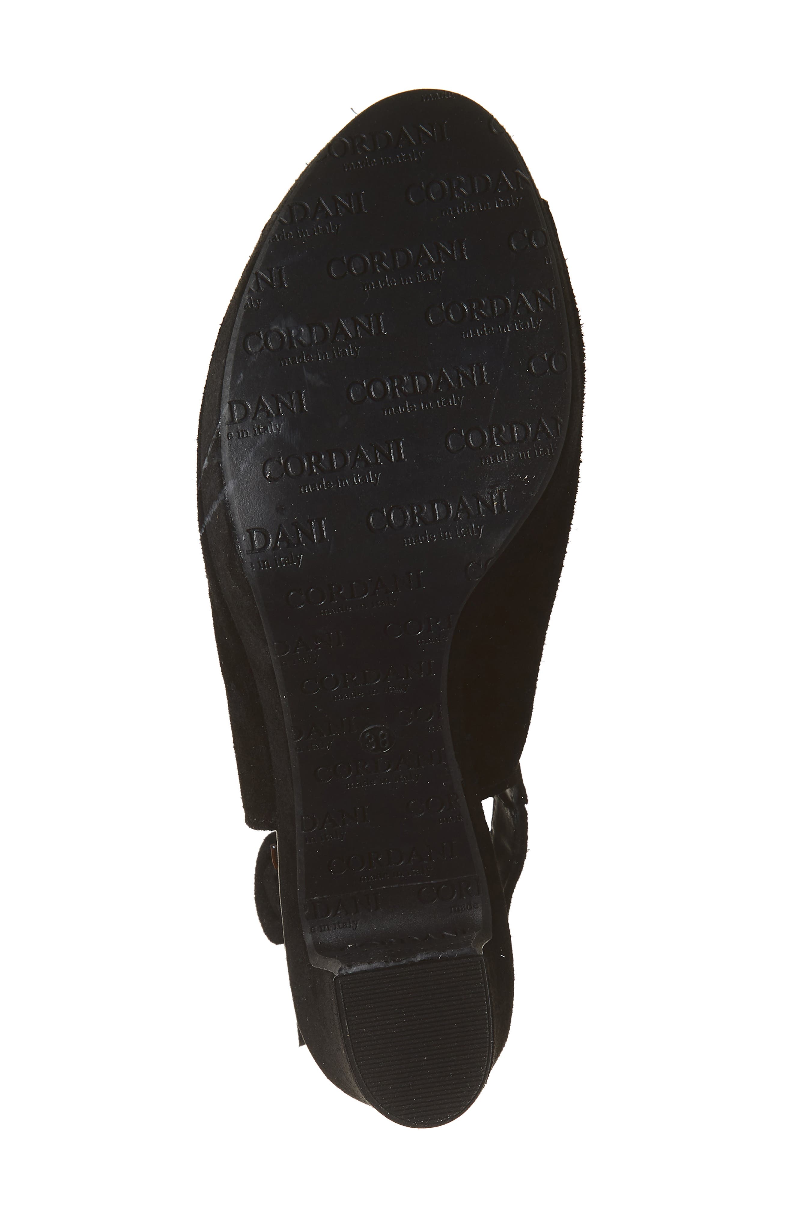 Cordani Tess Slingback Platform Sandal, Alternate, color, Black Suede