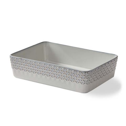 Bistro Large Rectangular Grey Baking Dish Oven Safe