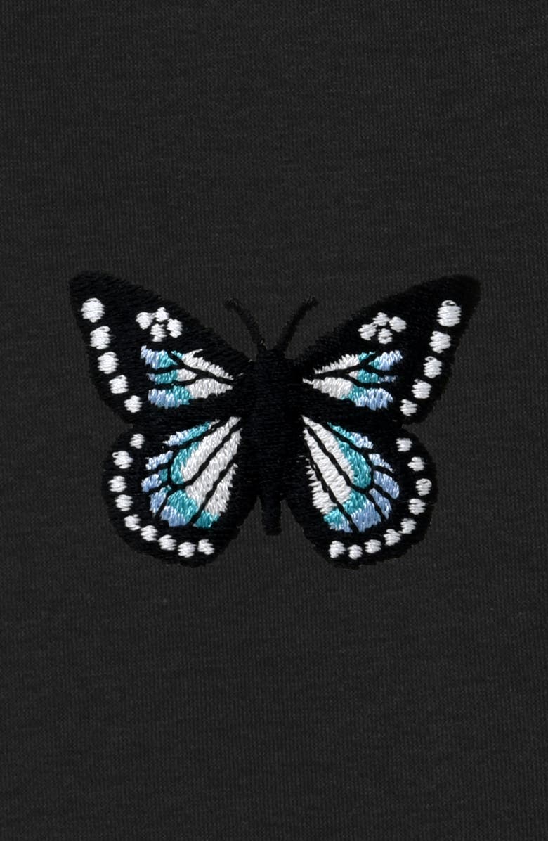 Dalix Womens Butterfly Heavyweight Fleece Sweatpant, Alternate, color, Black