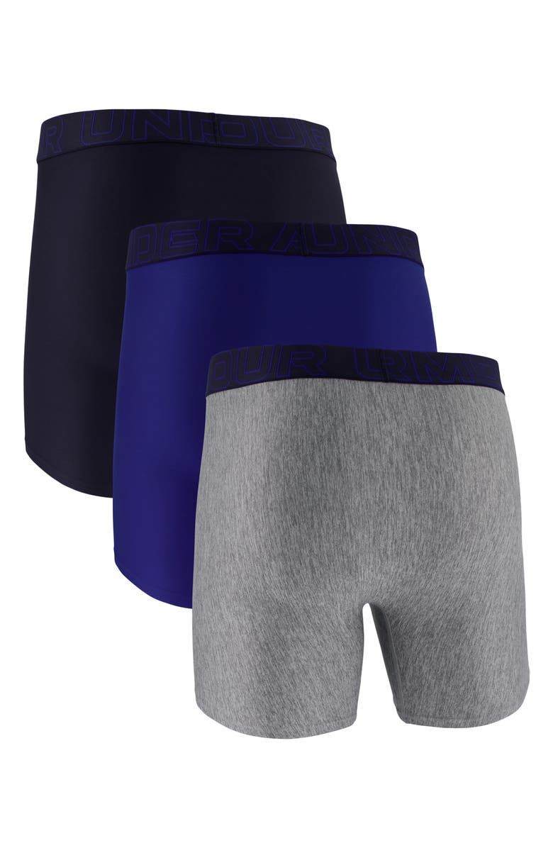 Under Armour Performance Tech 3-Pack Boxer Briefs, Alternate, color, Royal