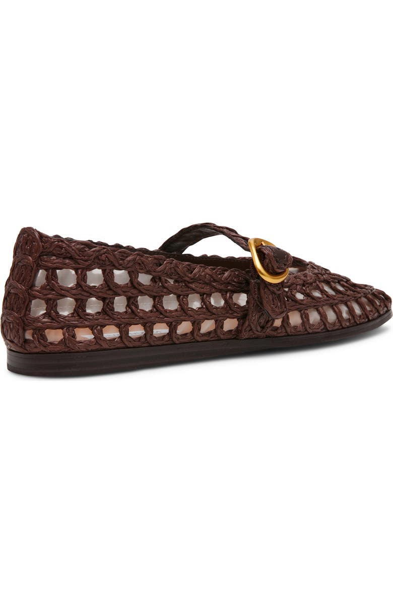 Steve Madden Melody Raffia Mary Jane Flat, Alternate, color, Brown Raffia