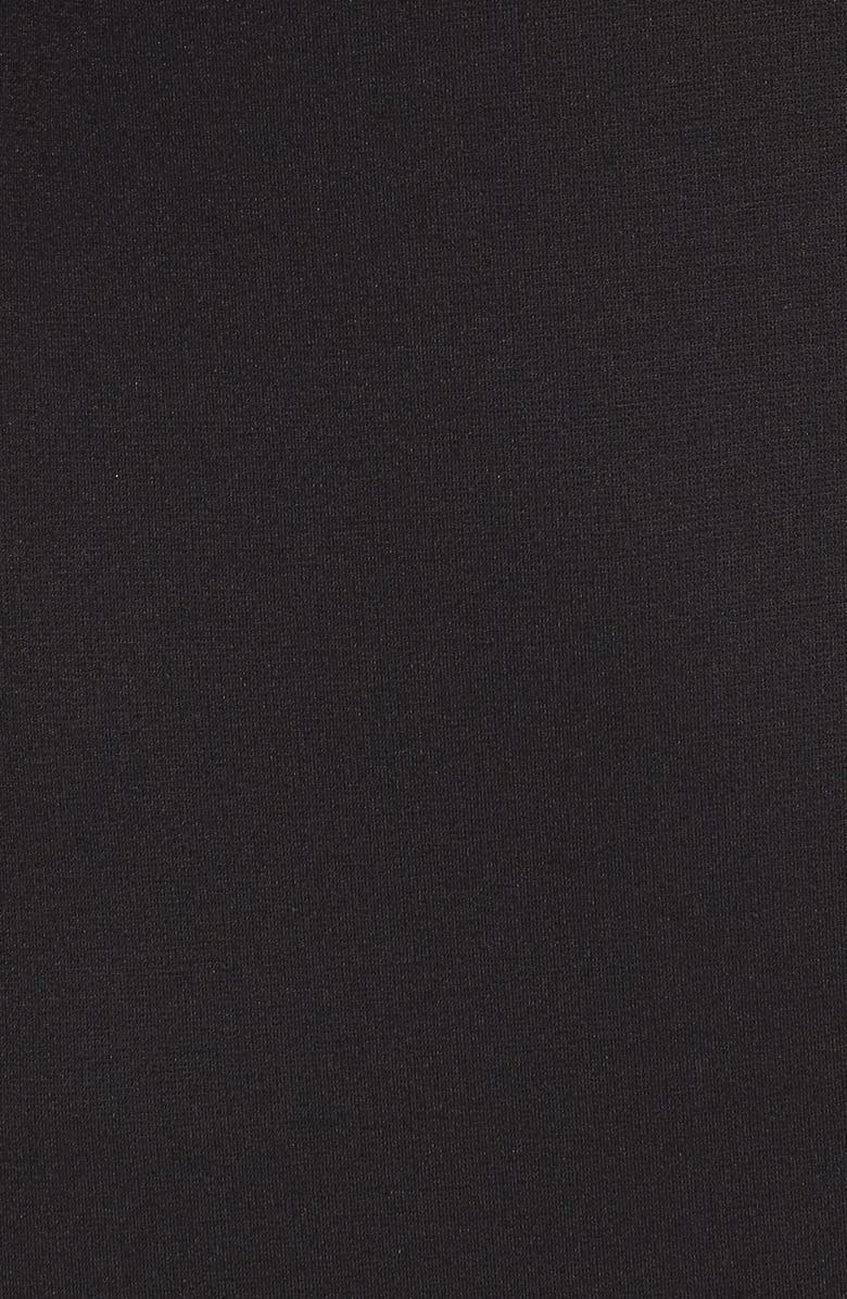 Eliza J V-Neck Crepe Sheath Dress, Alternate, color, 