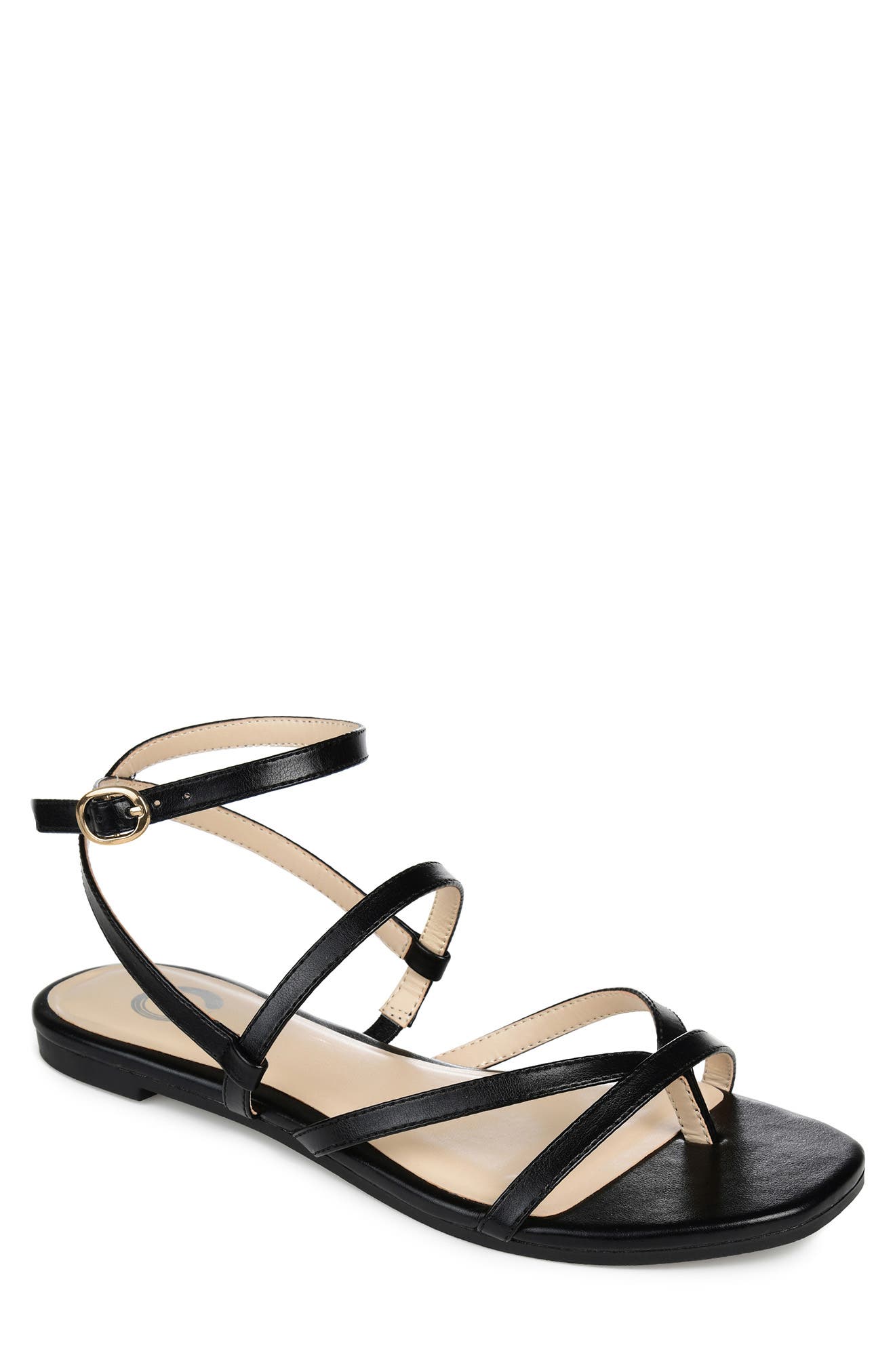 Journee Collection Serissa Ankle Strap Sandal, Main, color, 