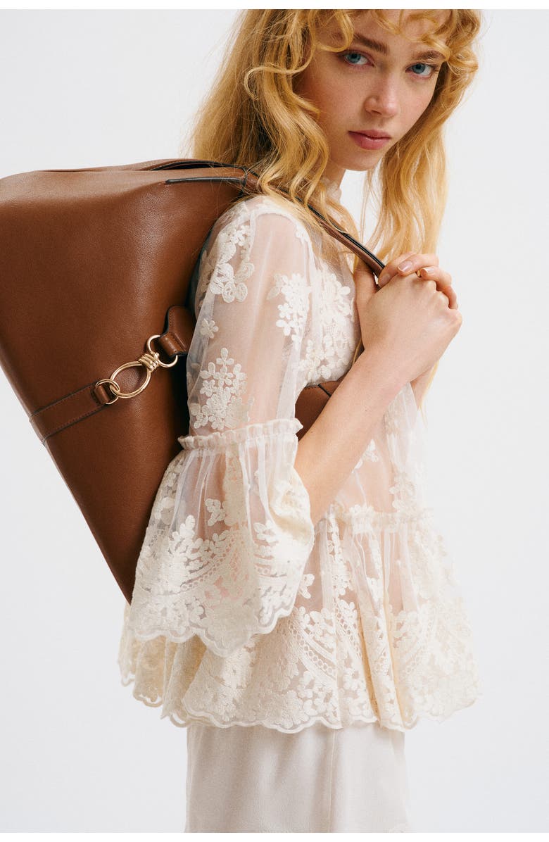 H&M Shoulder Bag, Alternate, color, Brown