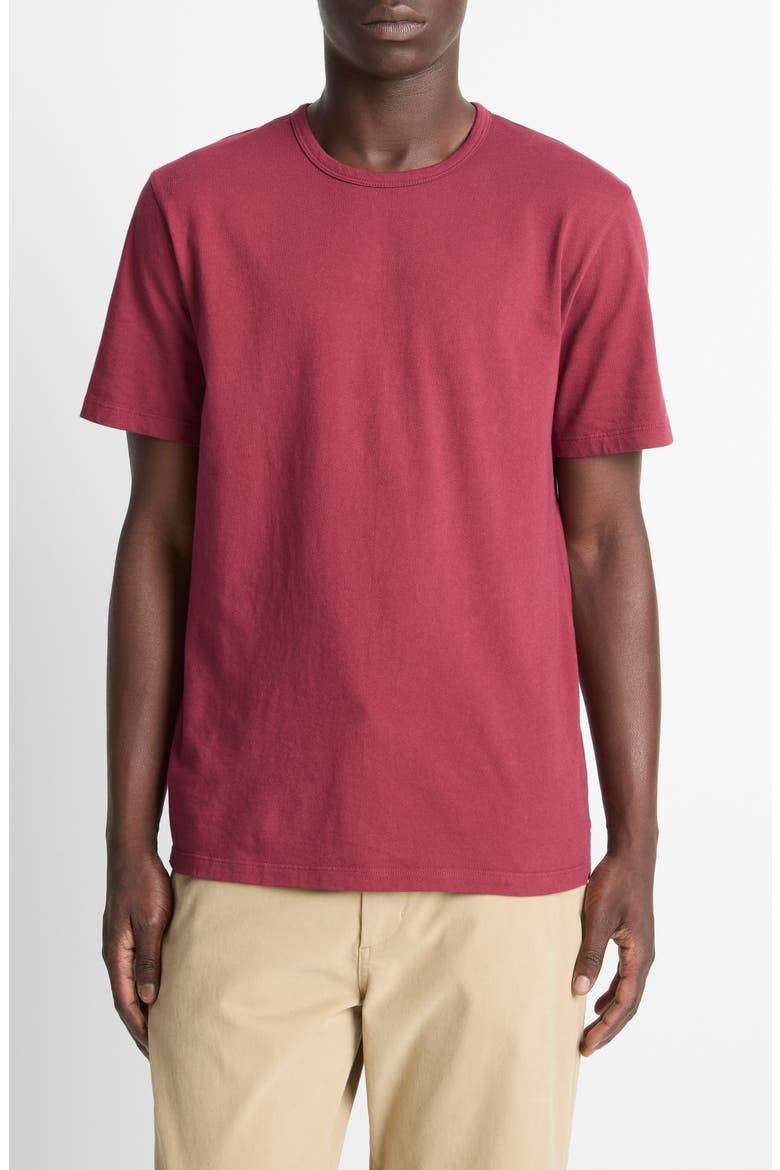 Solid T-Shirt, Main, color, WASHED PORT