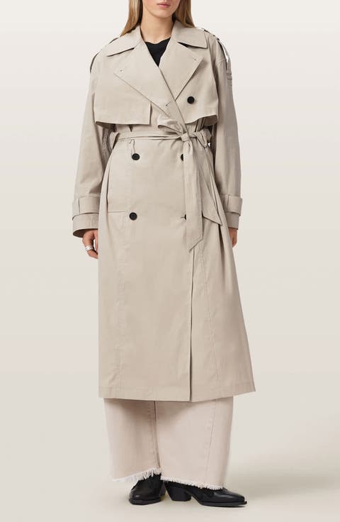 Linnie Lib Cotton & Nylon Trench Coat