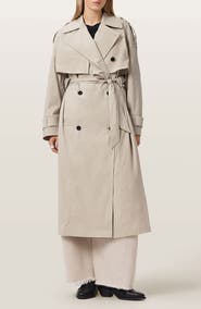 AllSaints Linnie Lib Cotton & Nylon Trench Coat