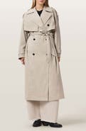AllSaints Linnie Lib Cotton & Nylon Trench Coat