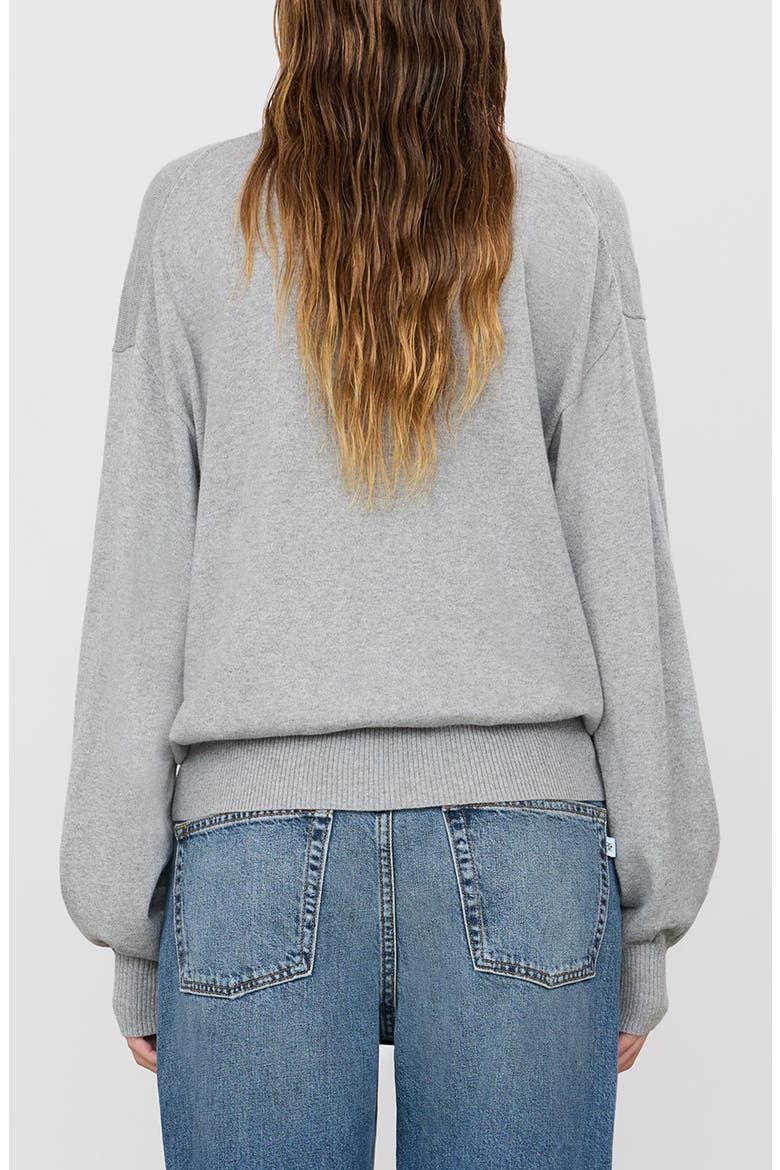 Brock Cotton & Cashmere Sweater, Alternate, color, GREY