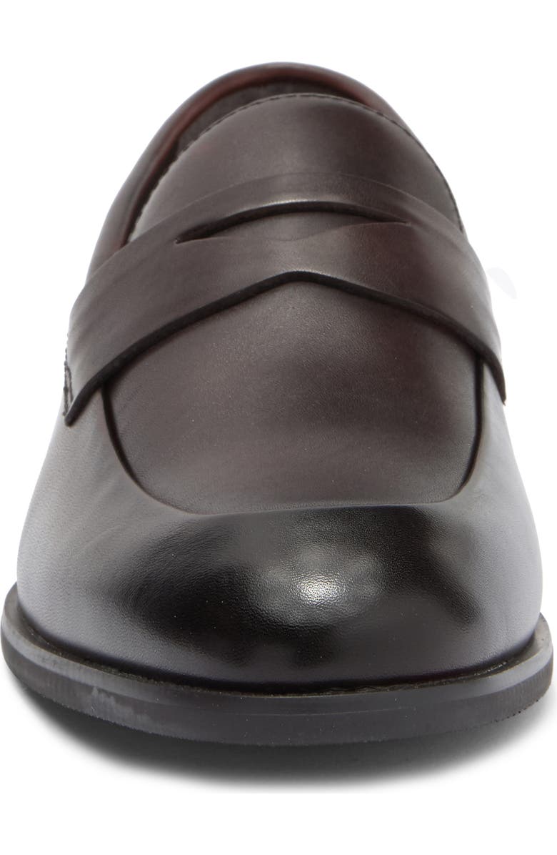 VITTORIO RUSSO Roger Penny Loafer, Alternate, color, Black