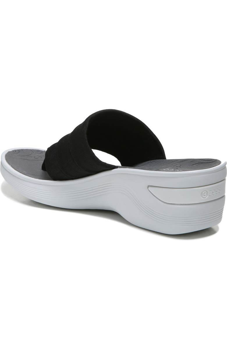 BZees Dallas Flip-Flop Wedge Sandal, Alternate, color,