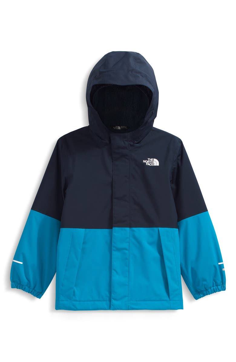 The North Face Kids' Antora Waterproof Insulated Rain Jacket, Main, color, Summit Navy/ Meridian Blue
