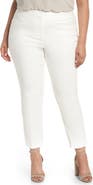 Vince Camuto High Rise Stretch Cotton Blend Ankle Pants