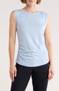 ELIE ELIE TAHARI Side Ruched Tank