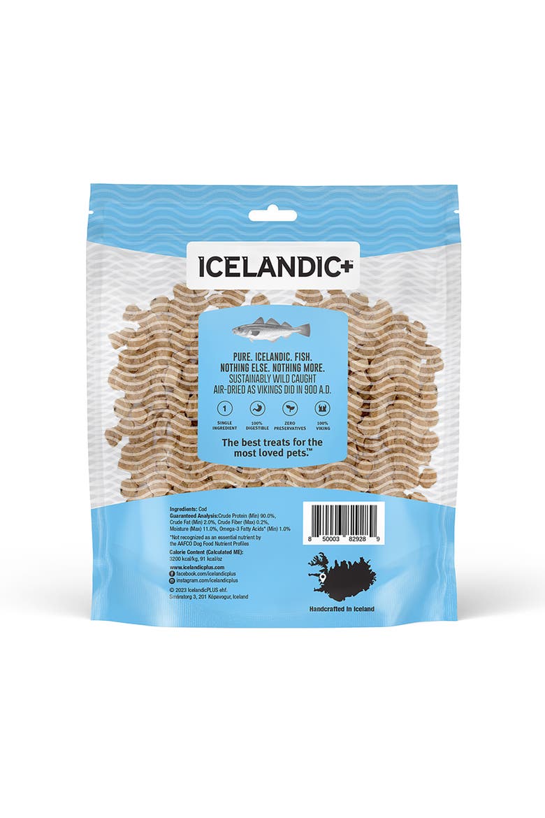 Cod 9oz Dog Treats, Alternate, color, Brown