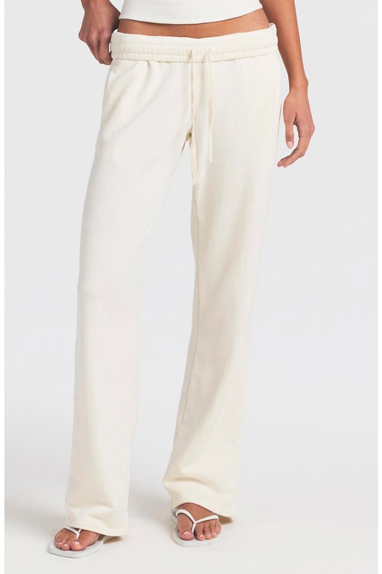 Oversize French Terry Pants, Main, color, ECRU