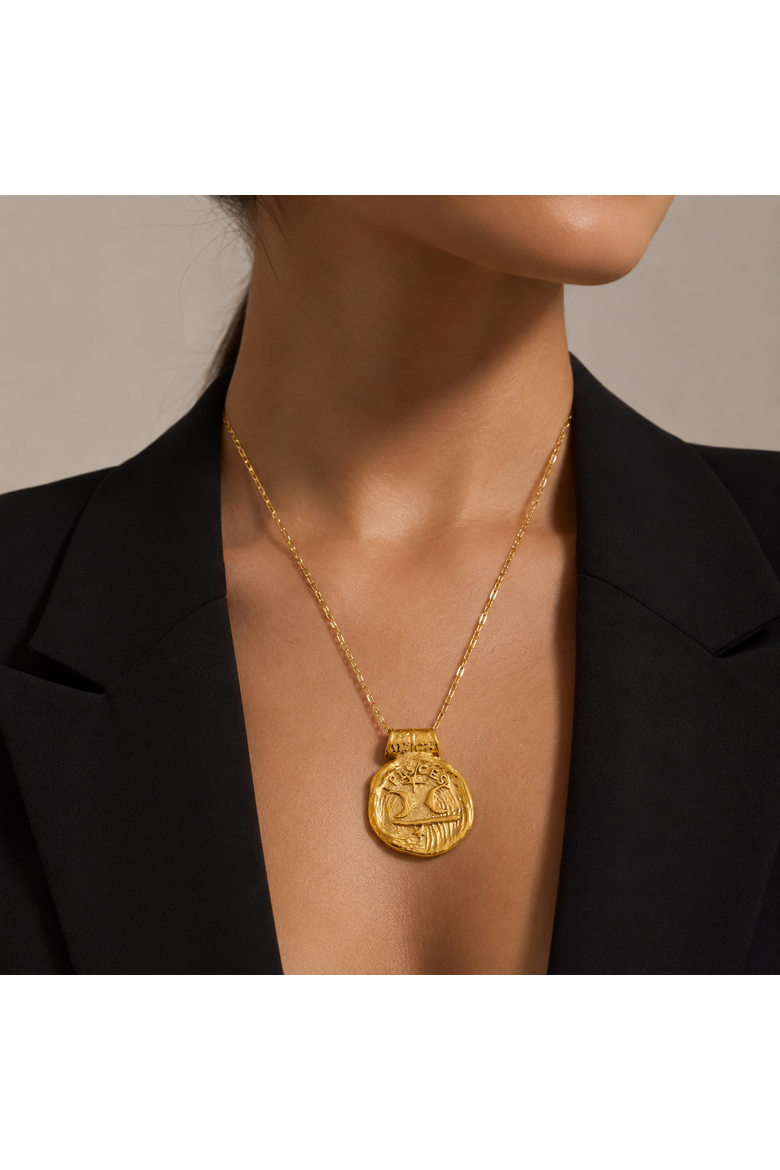 Hayden Zodiac Necklace, Alternate, color, Gold - Aries