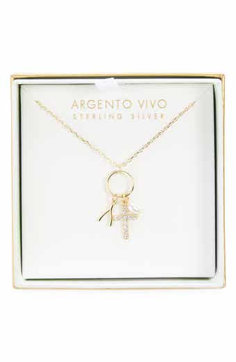 Dainty Cross Charm Necklace