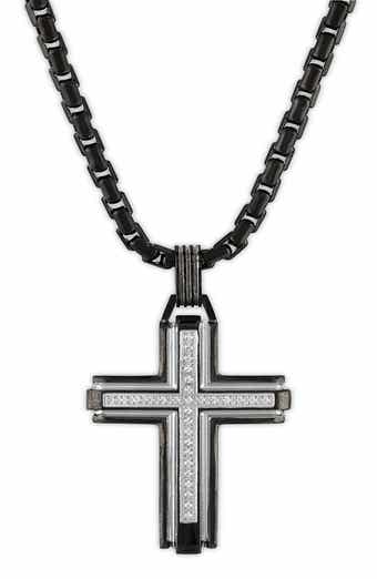 Esquire Diamond Cross Pendant Necklace - 0.34 ctw.