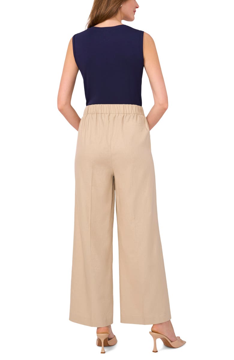 Halogen<sup>®</sup> Wide Leg Linen Blend Pants, Alternate, color,