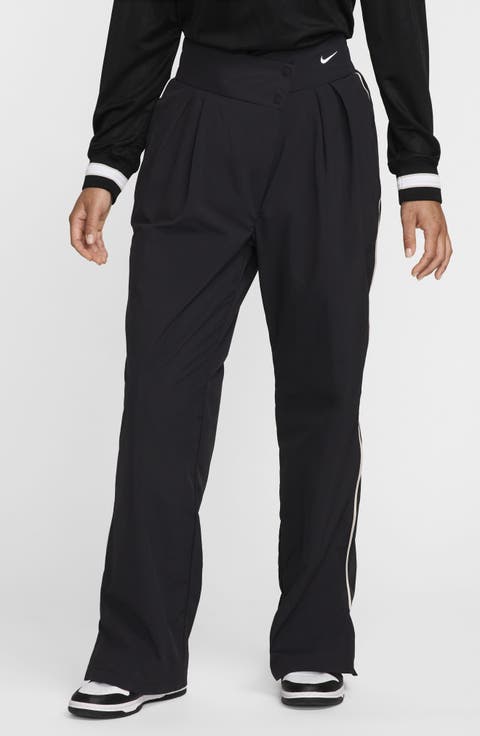 上下セット◆可愛い◆【NIKE】Nike Polo & High-Waisted Pants Nike Sportswear Phoenix Plush Women's High-Waisted Wide-Leg