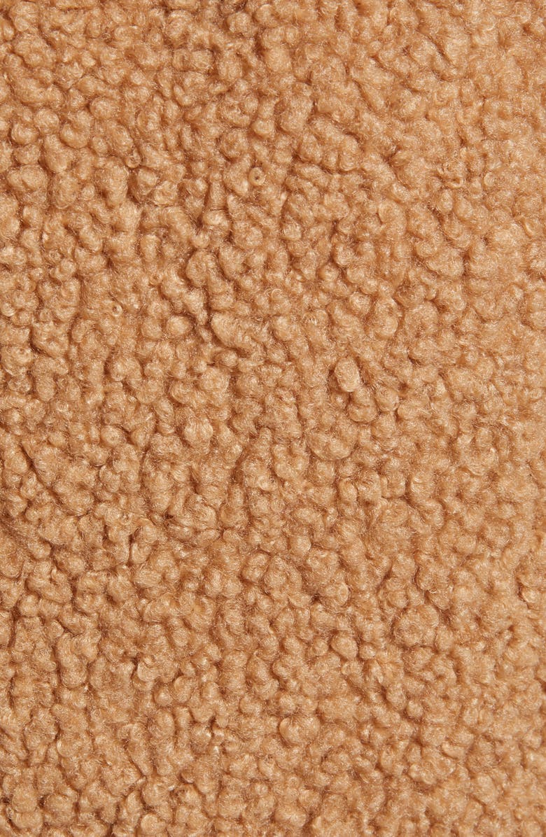 BLANKNYC Toffee Faux Shearling Belted Coat, Alternate, color,