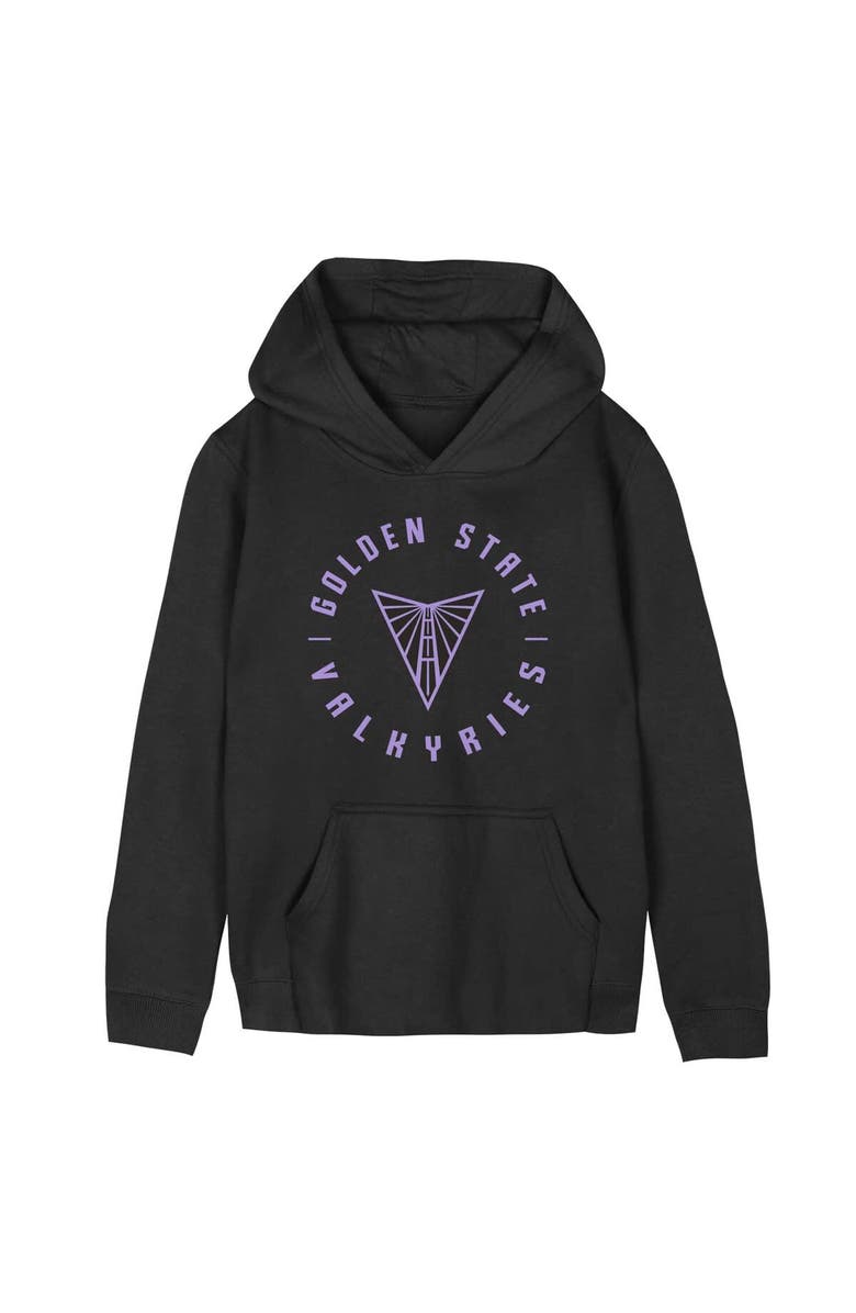 Outerstuff Preschool Black Golden State Valkyries Circle Pullover Hoodie, Alternate, color, 