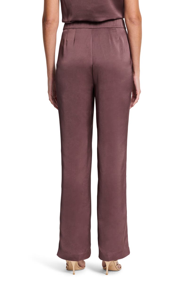 NIC+ZOE Wide Leg Satin Pants, Alternate, color, Chai