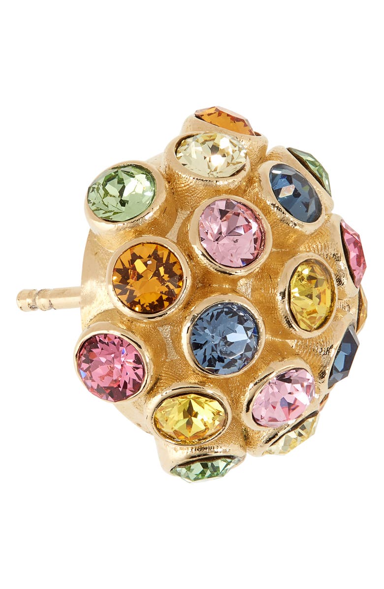 Oscar de la Renta Sputnik Multicolor Crystal Post Earrings, Alternate, color, 