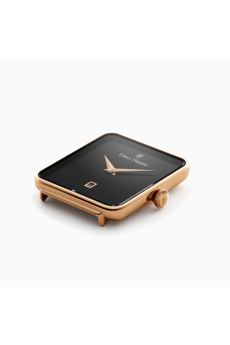 Men's Classic North, 38mm, Alternate, color, Black/Rose Gold