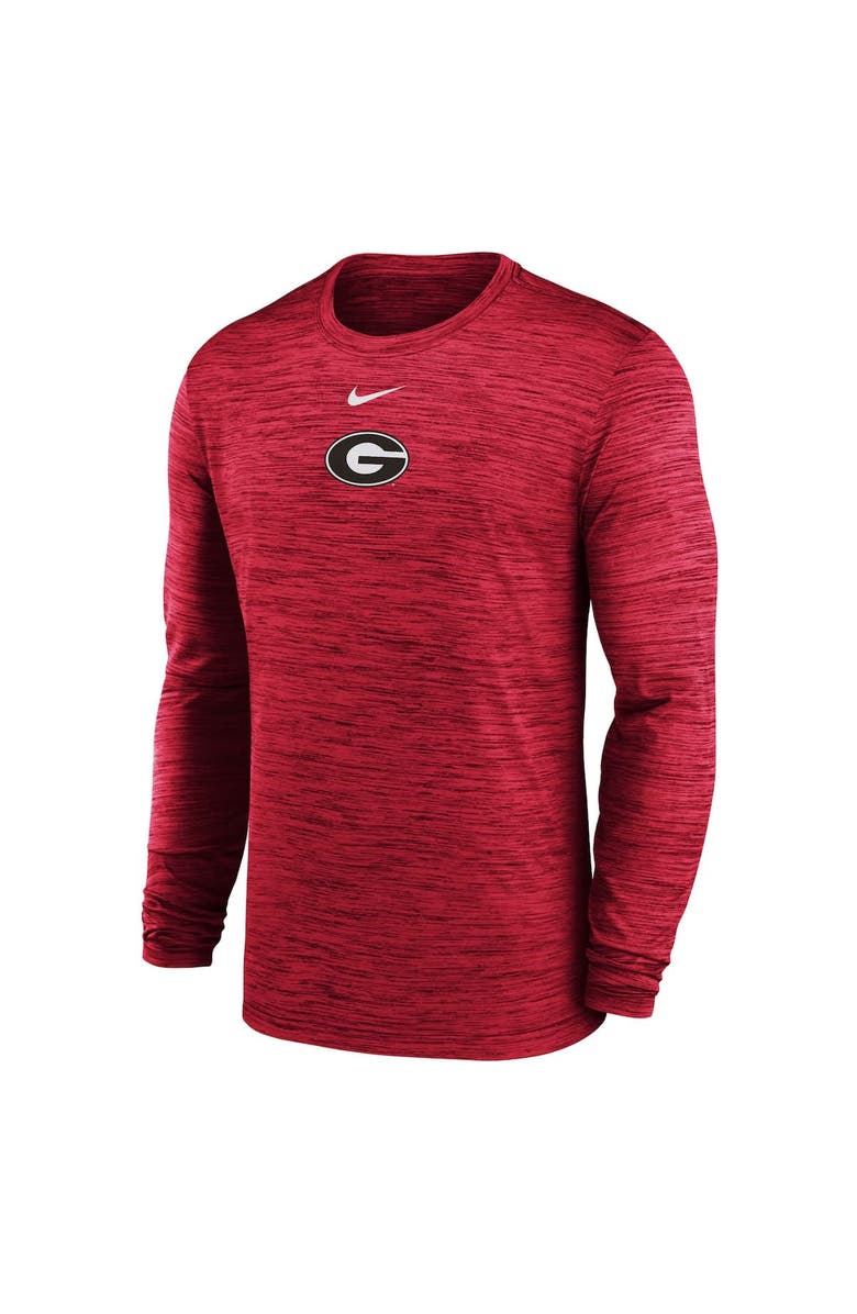 Nike Men's Nike Red Georgia Bulldogs 2025 Sideline Velocity Performance Long Sleeve T-Shirt, Alternate, color, 