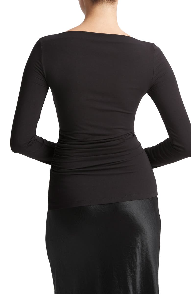 Vince Bateau Neck Long Sleeve Top, Alternate, color, 