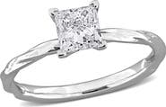 Julianna B. 1 ctw Lab-Grown Diamond Princess Solitaire Ring 18k