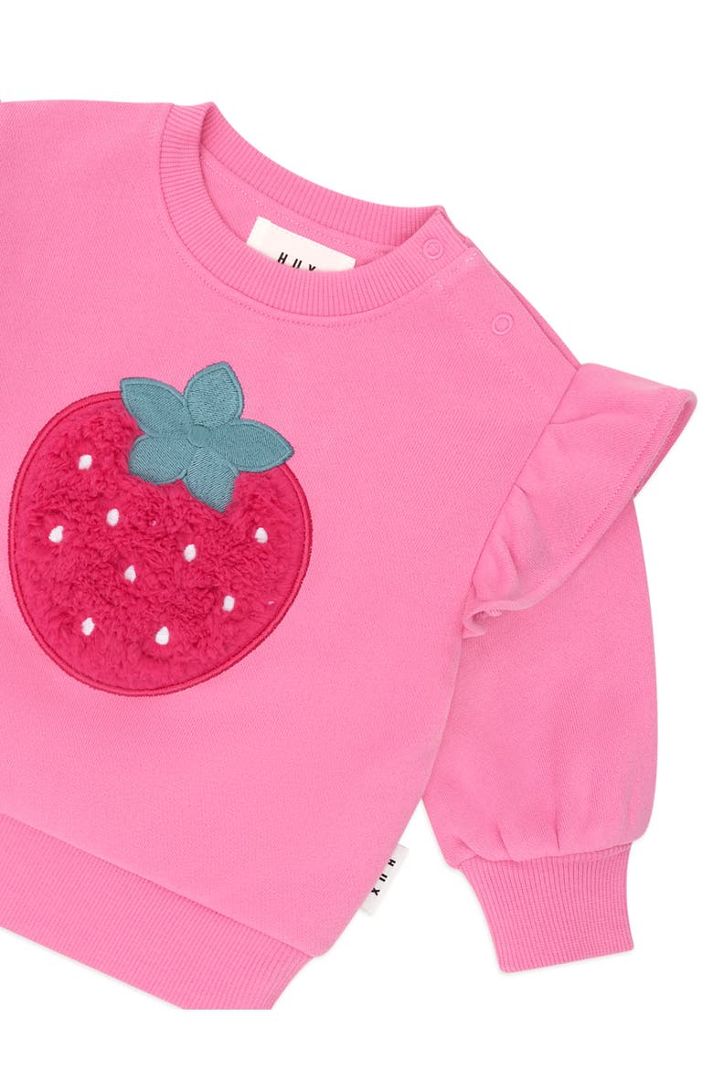 Very Berry Sweatshirt, Alternate, color, Strawberry