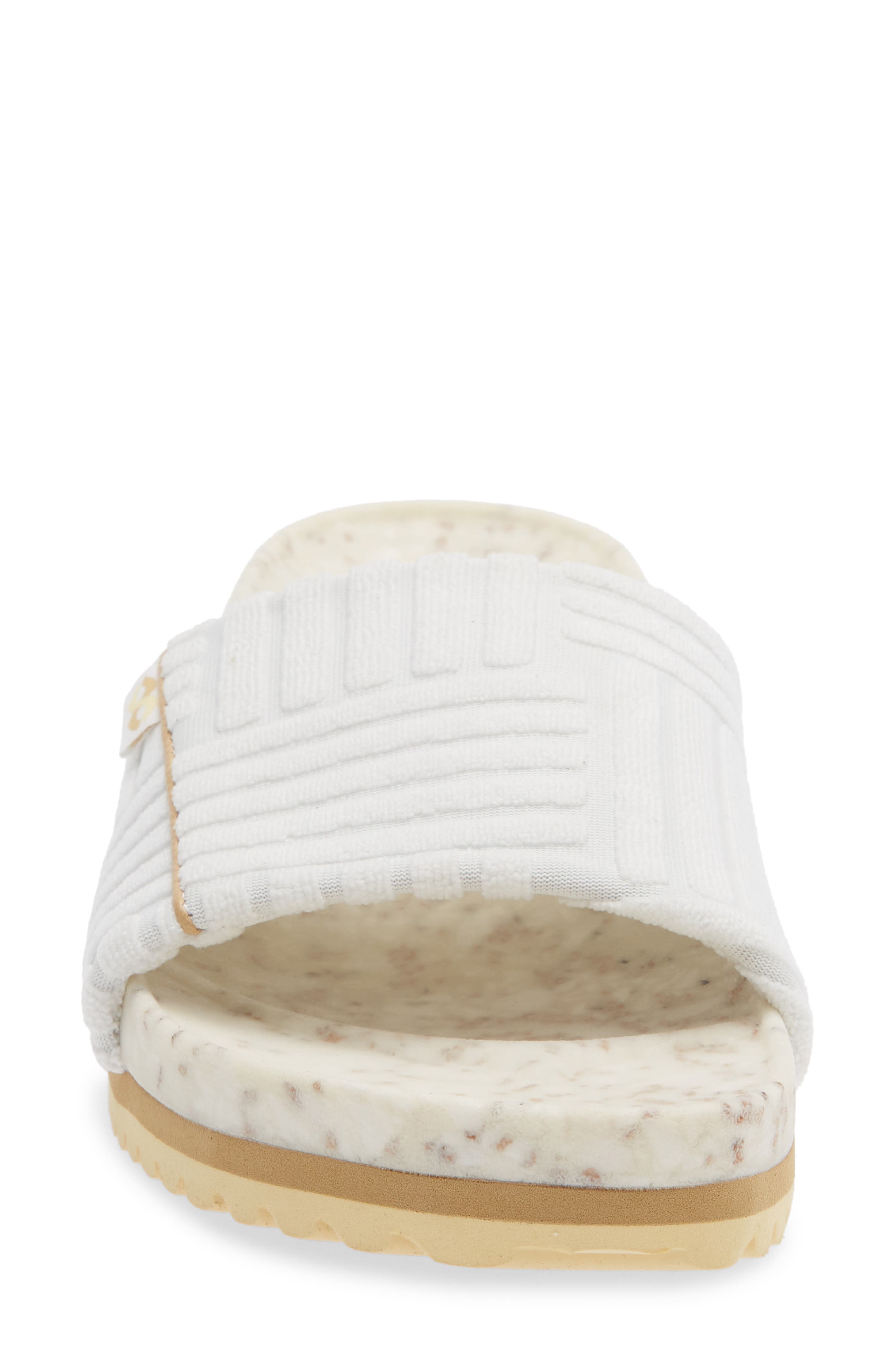 FLEKS La Cumbre Slide Sandal, Alternate, color, White