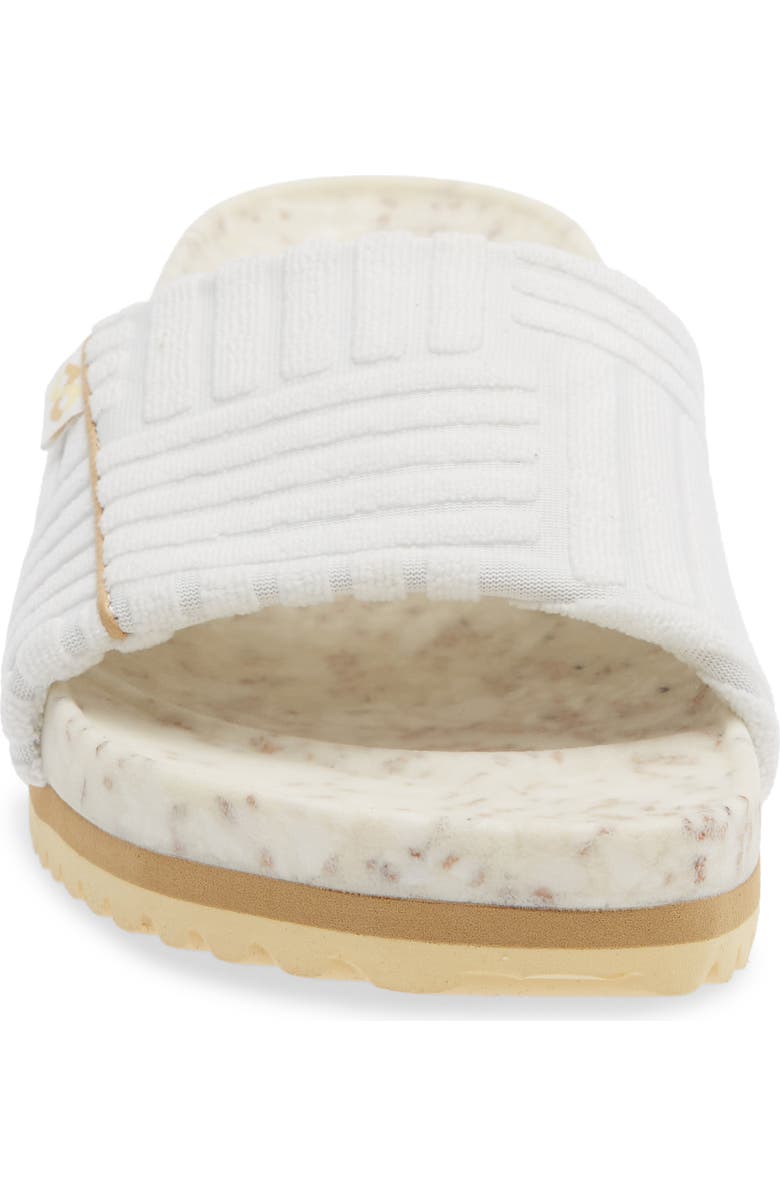 FLEKS La Cumbre Slide Sandal, Alternate, color, White